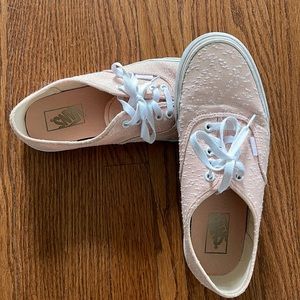 VANS Light Pink Limited Edition Authentic LaceUp - Women’s Size 10.5